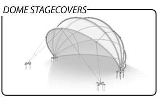 Stagecover, band shell, arabesque saddle shape span 80