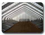 WSSL GIGA-Span Pre-engineered Steel Truss Fabric Covered Building