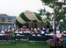 WSSL Arabesque Band Shell Cover Tent, model SA41, being used as a festival Tent for a music Event