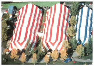 1983 Saddle Clear Span tents